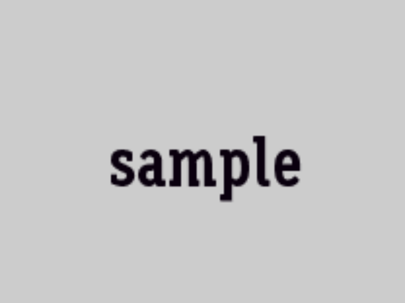 sample